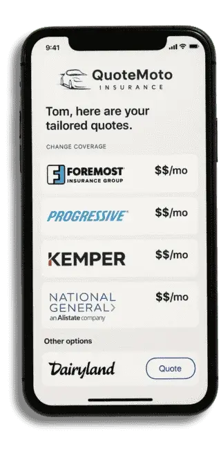 QuoteMoto Insurance Quote